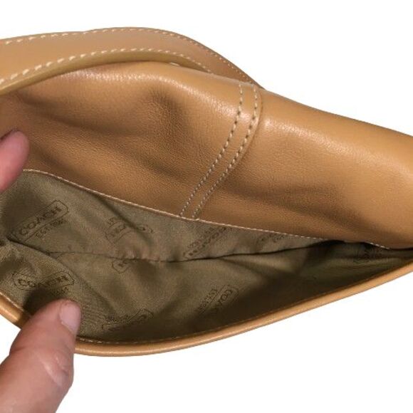 NWT Vintage Coach Legacy Mini Flap Small Crossbody Bag Camel Leather 4280 w/ Box - Picture 9 of 17